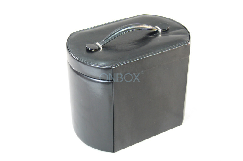 Specialty Leather Jewelry Boxes , Mirrored Jewellery Box For Travel