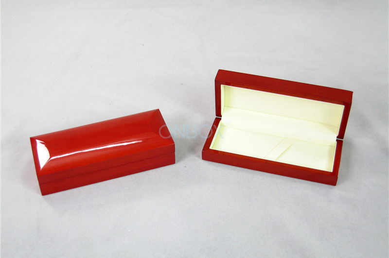 Pen High Gloss Painting Wooden Boxes Elegant Arched Top Design