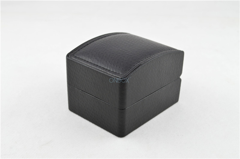 Black Jewelry Personalized Leather Watch Boxes for Women , Handmade
