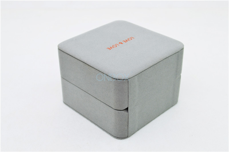 Customized Square Watch Gift Boxes Grey With Soft Pillow Insert