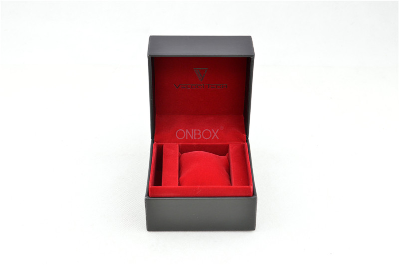 Square Specialty Leather Watch Boxes Recyclable Hot Stamping