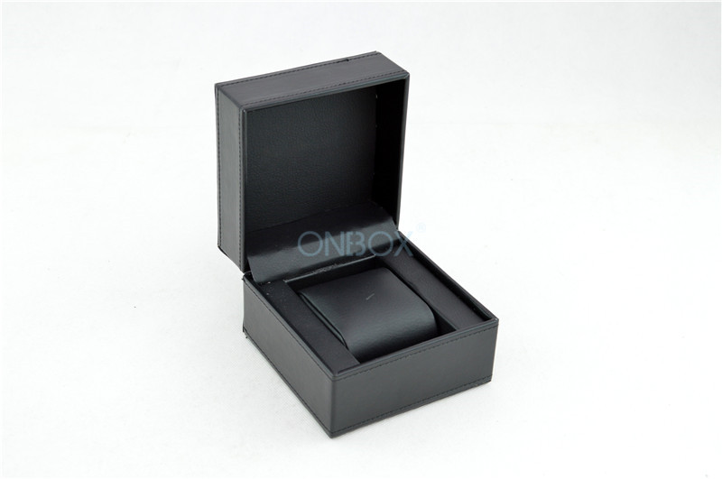 Luxury PU Leather Watch Boxes , Single Mens Watch Cases Jewelry Box