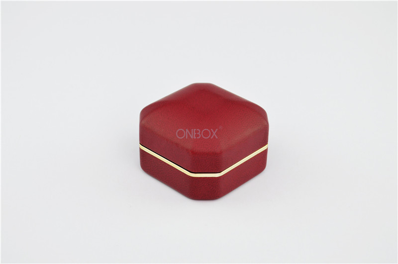 Wedding Engagement Single Ring presentation packaging boxes With LED Light