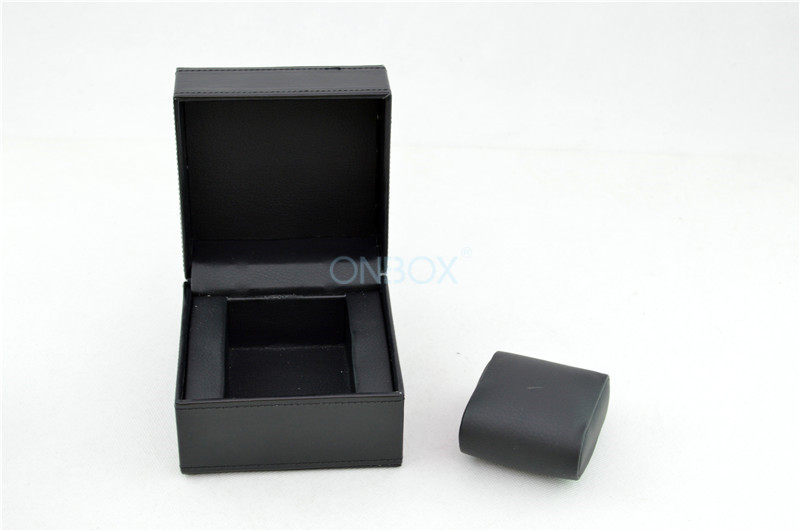 Luxury PU Leather Watch Boxes , Single Mens Watch Cases Jewelry Box