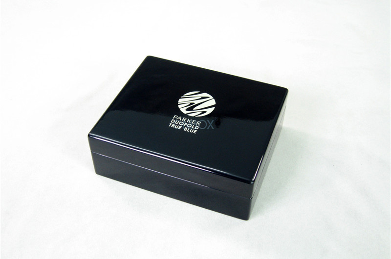 Office Rigid Painting Wooden Boxes Custom Logo For Pens