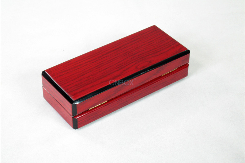 High Gloss Painting Wooden Boxes Clear Wood Grain Veneer Finish