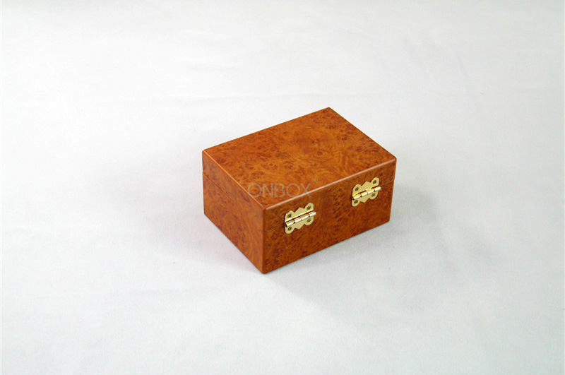 Matt Finish Painting Wooden Boxes me<x>tal Lock For Watch / Jewelry / Gift