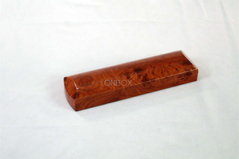 Tube Vintage Wooden Jewelry Boxes For Girls Necklace , Bespoke Retail Packaging Boxes
