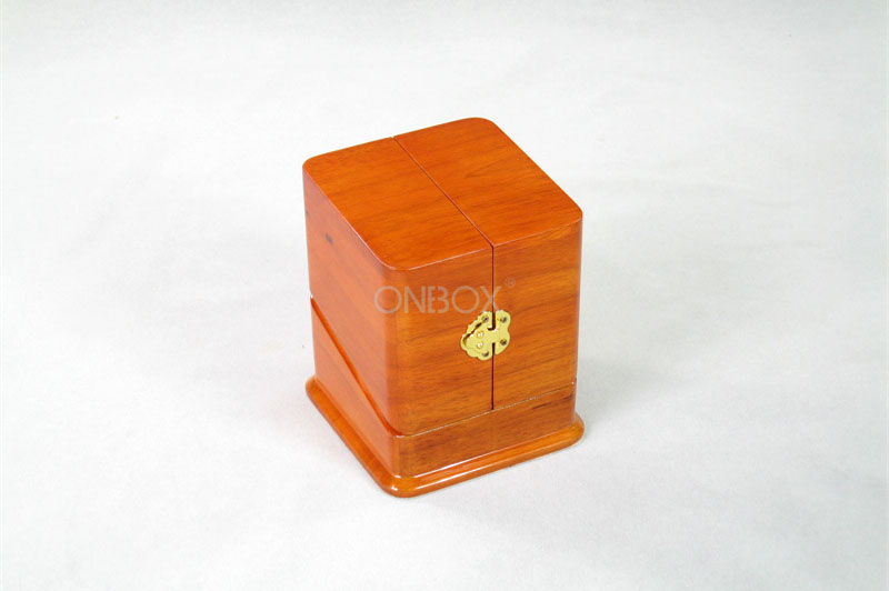 Orange Elegant Perfume Bottle Boxes Custom Prainted with Open Doors