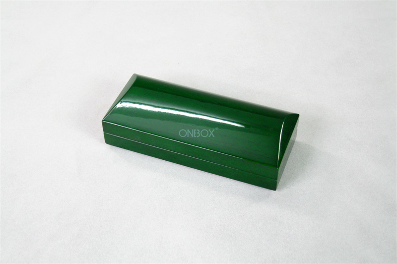 PU High Gloss Painted Wooden Boxes Packaging For Pens / Jewelry And Watch