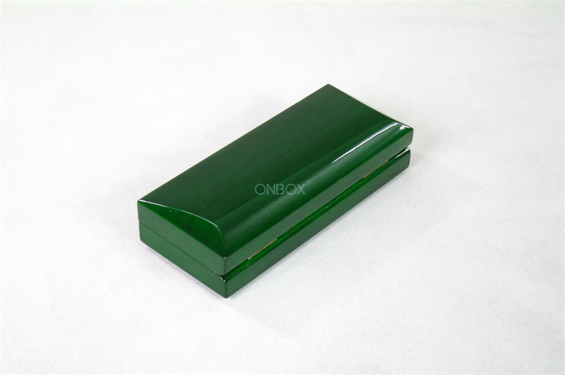 PU High Gloss Painted Wooden Boxes Packaging For Pens / Jewelry And Watch