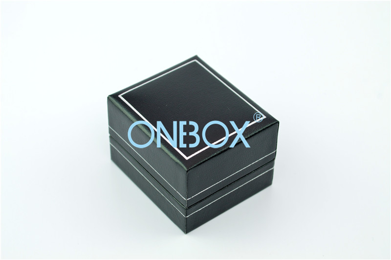 Pocketable Luxury Jewellery Packaging Boxes Plastic Core W/ Black Paper