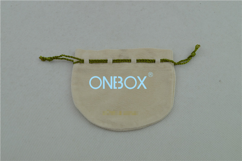 Semicircular Velvet Drawstring Pouches Gift Bags For Jewellry Earring / Finger Ring