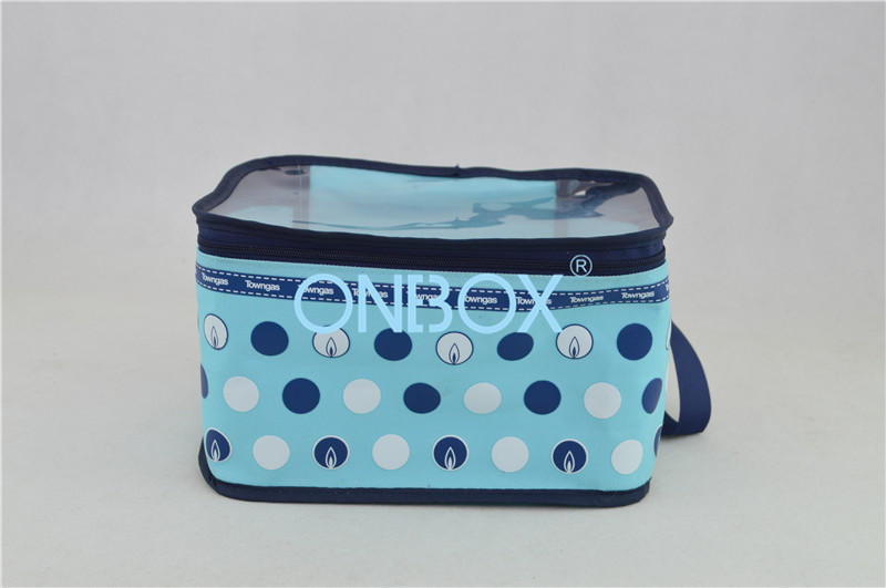 Travel PVC Gift Luxury Packaging Boxes Zipper With Trasparent Lid