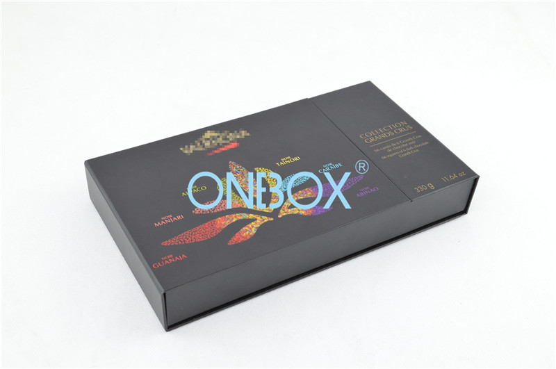 Chocolate Cardboard Printed Gift Boxes Eco Friendly Full Color