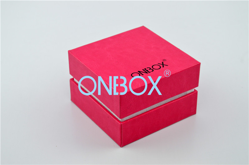 Beige Velvet Lining Luxury Leather Jewelry Boxes For Women Bangle