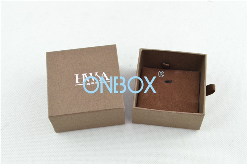 Removable Drawer Art Paper Luxury Jewellery Packaging Boxes For Pendant / Finger Ring
